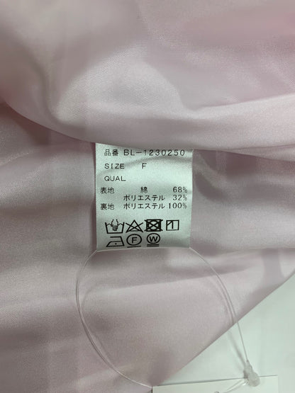 ツルバイマリコオイカワ BⅬ-1230250 トップス F ピンク ストライプ Ⅴネック ITGOE88RJ2C4 【SALE】
