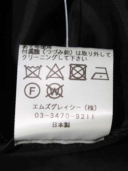 エムズグレイシー Elegant Taffeta Jacket 814503 ジャケット 40 ブラック ITDA3AOJR3RK