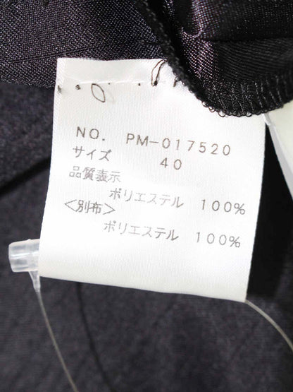 エムズグレイシー 017520 スカート 40 ブラック シフォン ティアード ITX3NCNZYR0Y