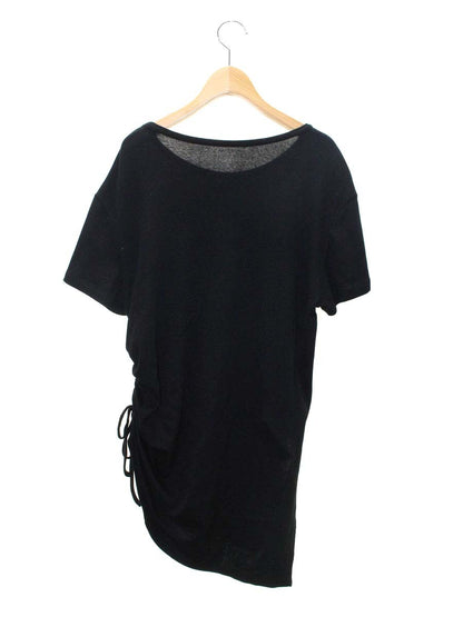 ヨウジヤマモト FS-T20-071 カットソー 2 ブラック Uネック ドローコード ITZZLF3SKXWU 【SALE】