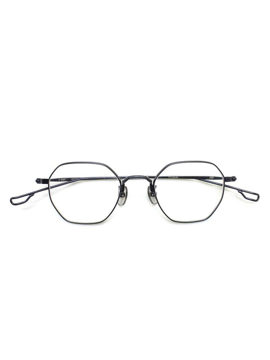 フォーナインズ S-626T メガネ ダークブルーマット メタルフレーム フルリム オクタゴンシェイプ IT9EOKFJADVO