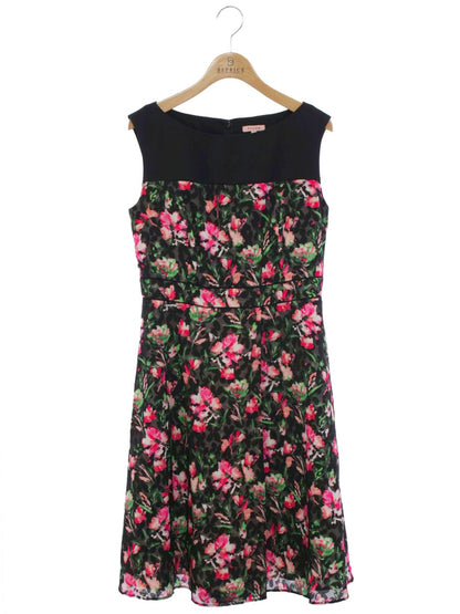 トッカ CROSSANDRA OPTOYA0040 ワンピース 2 ブラック 花柄 ジャガード IT6ALRFCFRNC