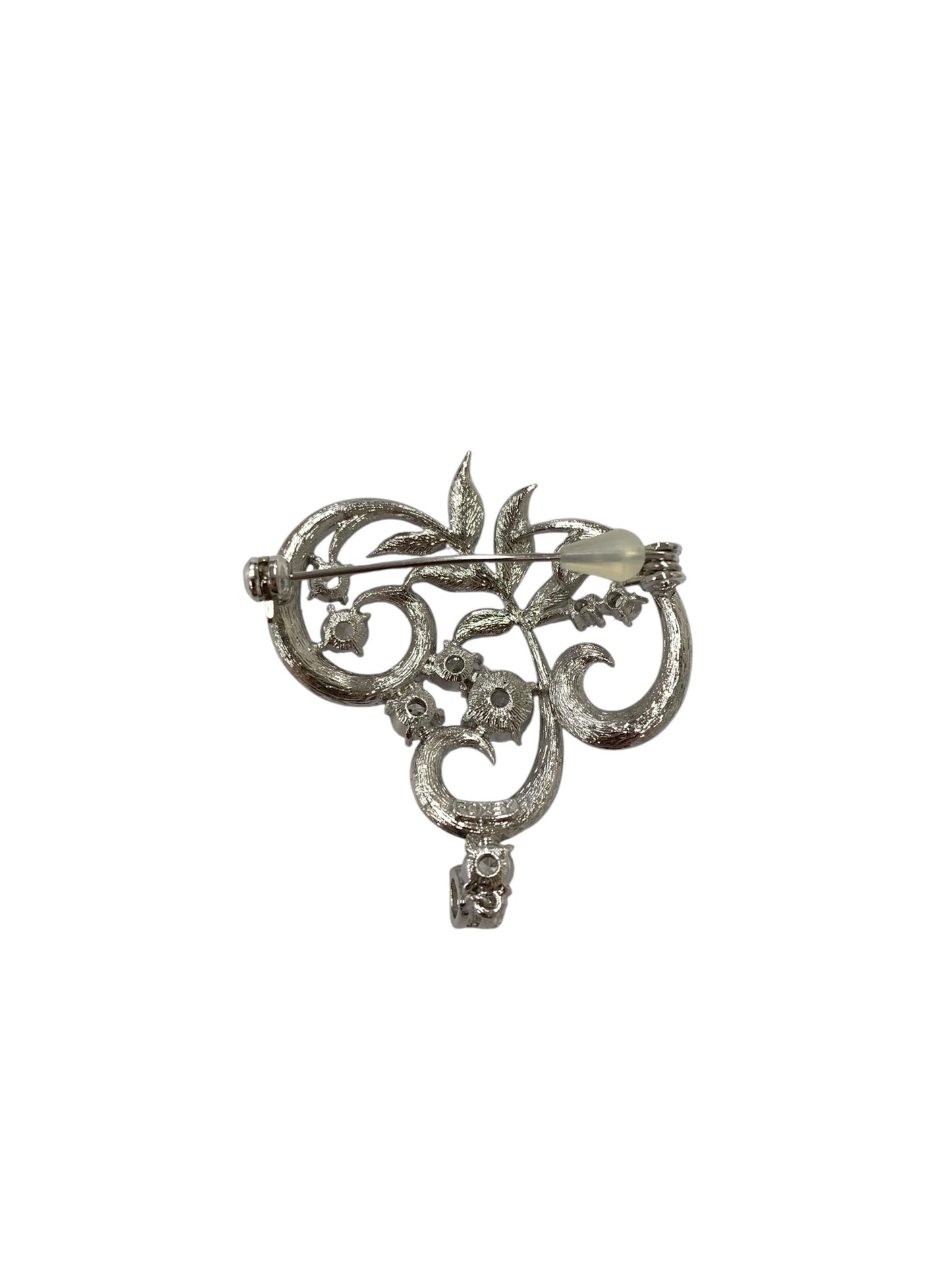 フォクシーブティック ブローチ シルバー ラインストーン ITSH5N30EEXQ