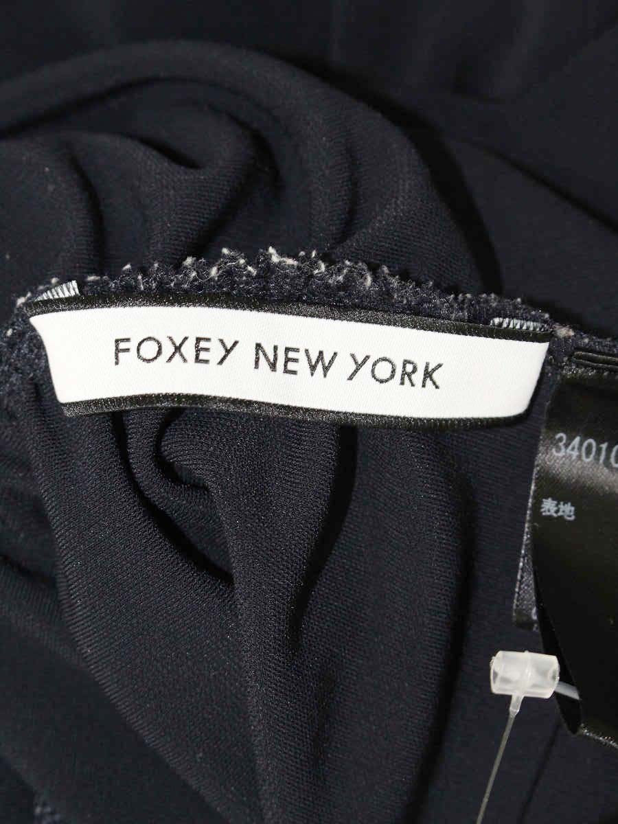 フォクシーニューヨーク Kogao Tank 34010 カットソー 38 ネイビー ITZIKZ6M3XGV