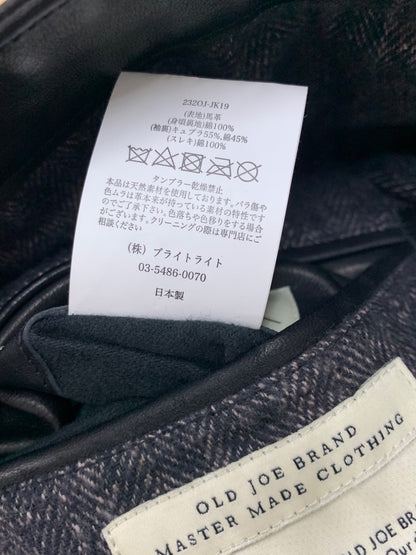 オールドジョー PATINA HORSE-HIDE JEAN JACKET 232OJ-JK19 レザージャケット 38 ブラック ホースハイド 馬革 ITF547EJL59Q