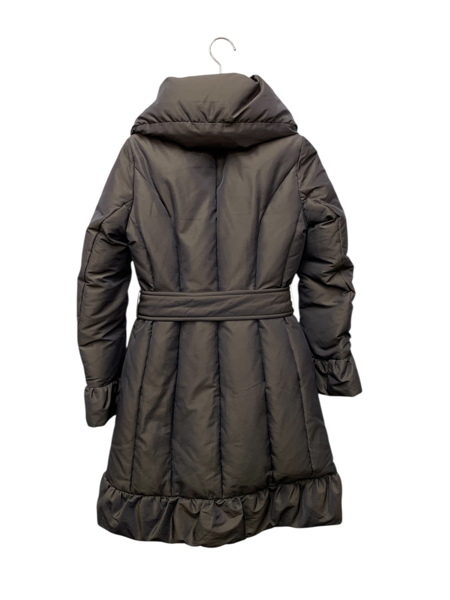 エムプルミエブラック D208-006 ダウンコート 34 チャコール ショール