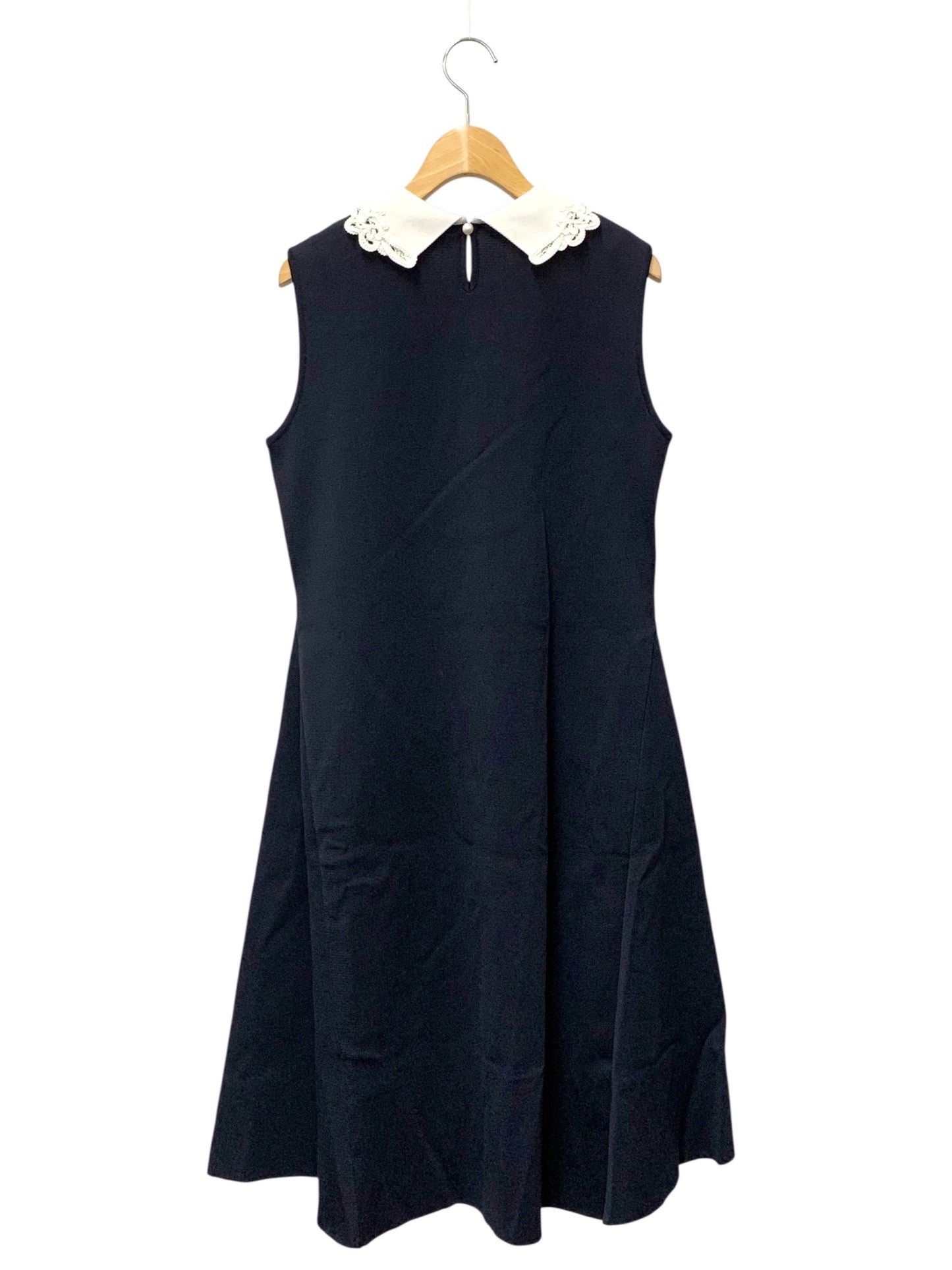 ルネ Knit Dress 6612080 ワンピース 38 ネイビー ITX1G2B4F7YL