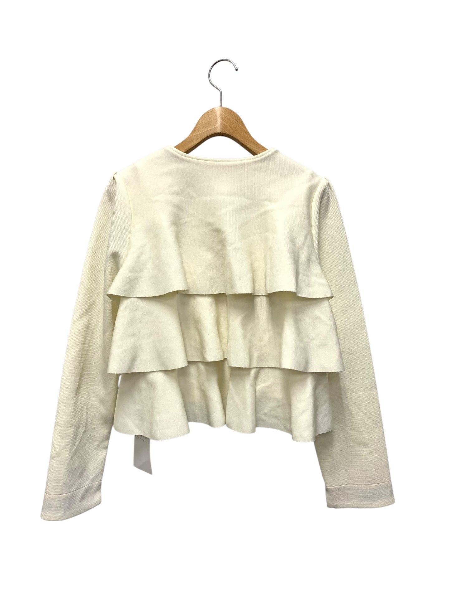 レオナールファッション 0347035 ジャケット 3 アイボリー フリル ビジュー IT57BZBDR06I 【SALE】