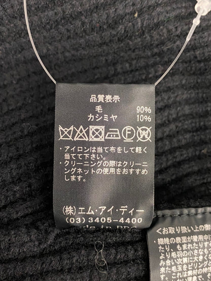エムプルミエブラック C736-622 カーディガン 34P ブラック カシミア ウール ITAGG6IPISGR 【SALE】