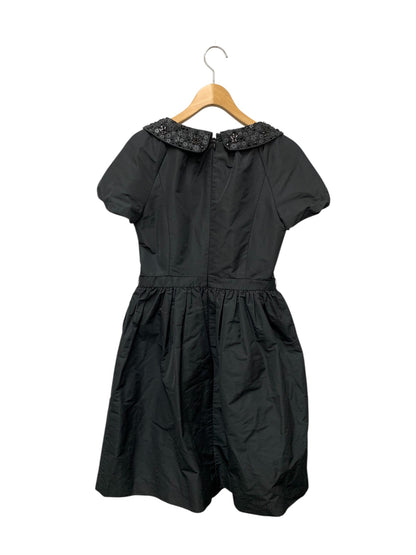 トゥービーシック W5J02-622-09 ワンピース 38 ブラック 衿ビジュー IT9I52U8S95Y