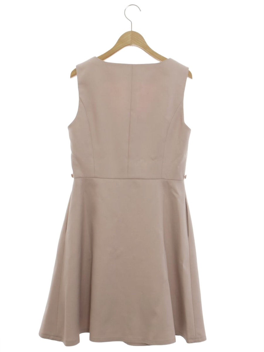 エムズグレイシー 411519 ワンピース 38 ピンク Ⅴネック ITXHJNI9IVZS