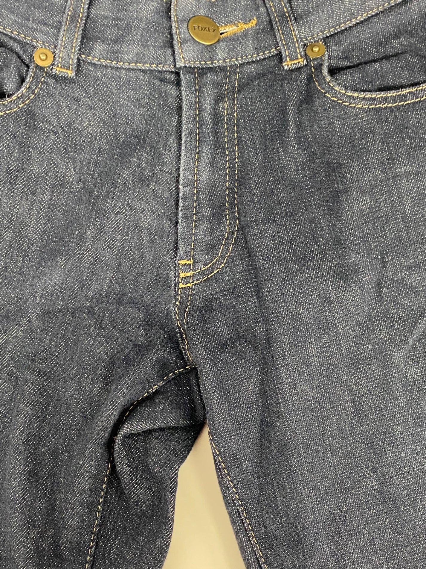 フォクシーニューヨーク 35806 デニムパンツ 38 ネイビー スキニー ITJD2U32N7P4