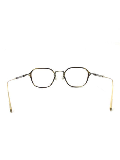 クレイトンフランクリン 654 HORN メガネ ブラウン コンビフレーム フルリム ウエリントン・ボストンシェイプコンビネーションモデル IT53AM324J1U