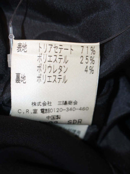 トゥービーシック UF450-203-09 スカート 40 ブラック フレアー ITTZX9LKDVSZ 【SALE】