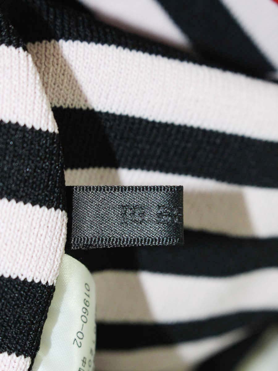 トゥービーシック W5N06-441-14 ニット 40 ピンク ボーダー ギャザー ITO8LM4CO91W