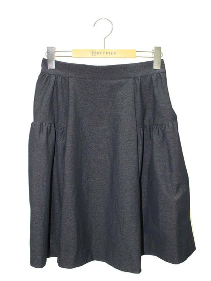 ルネ 5824010 スカート 38 ネイビー デニム風 ITKB3FS7N6HW