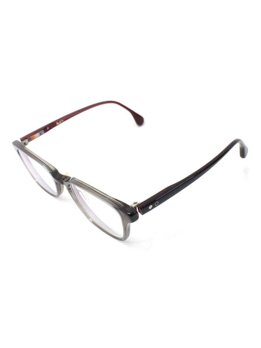 ポールスミス PSE-4001 メガネ ブラック/グレー/レッド セルフレーム フルリム ウェリントン ITQBZR878BDQ