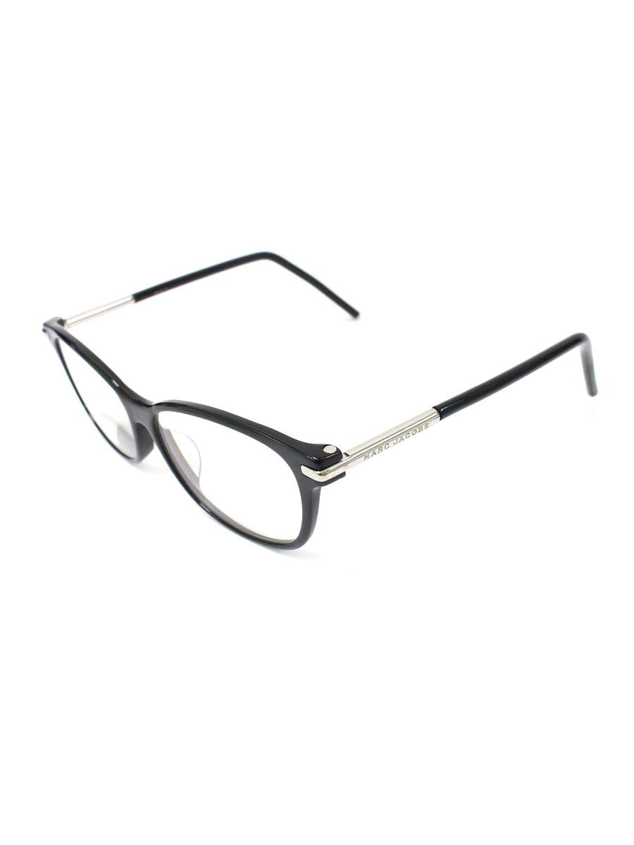 マークジェイコブス メガネ ブラック/シルバー セルフレーム スクエア IT9S27VDBWTS
