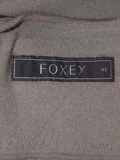 フォクシーブティック Urban Standard 38054 ニットジャケット 42 ブラウン ITUUYSZ620R0