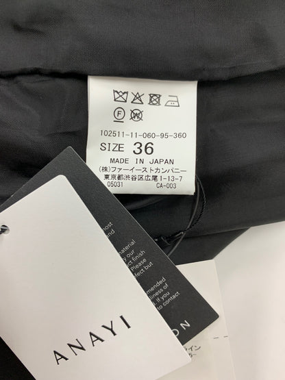 アナイ ミニドットツイードＡライン スカート 102511-11-060-95-360 36 ブラック ITJEZKY9NYV0