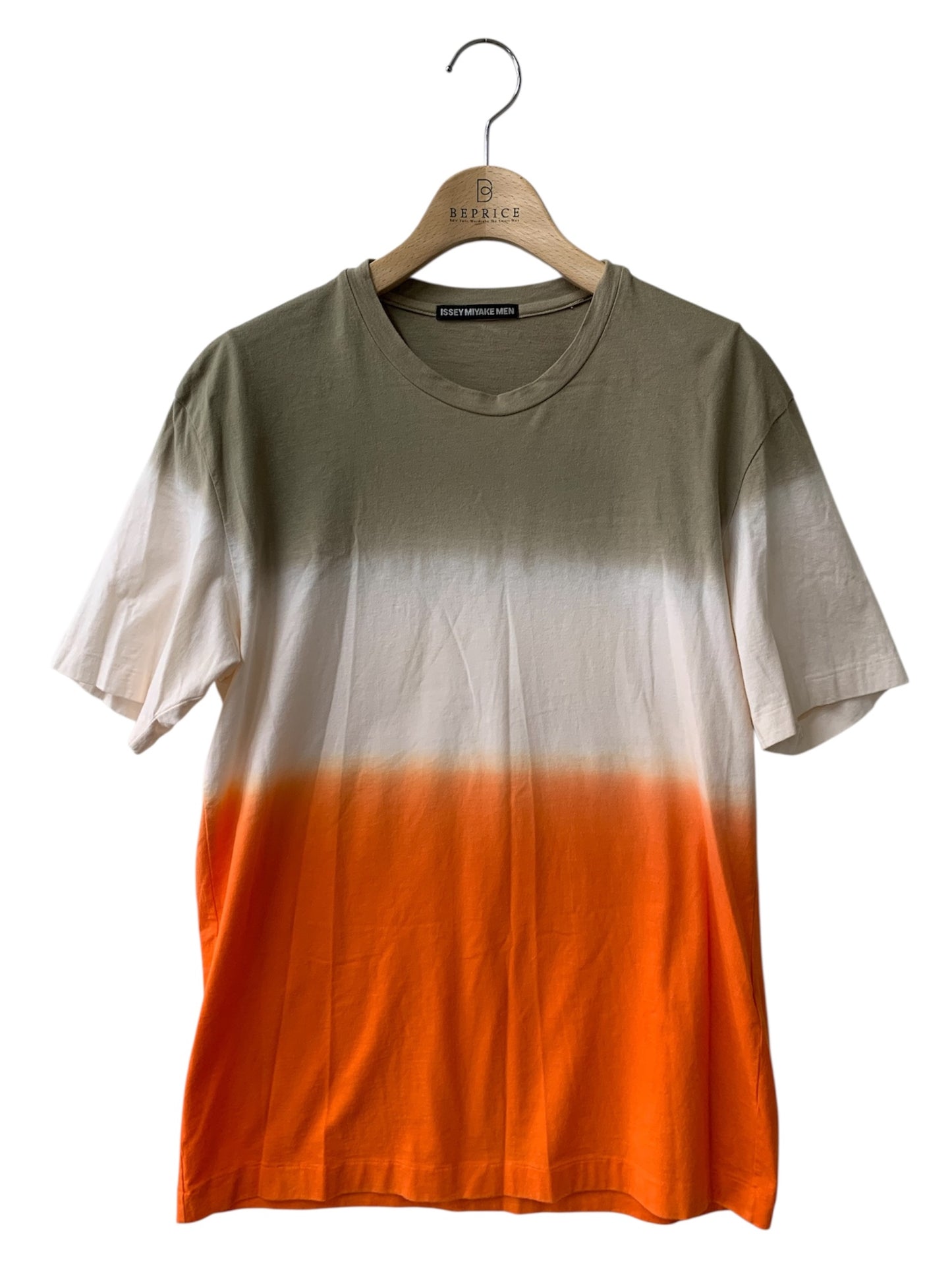 イッセイミヤケメン ME21JK405 Tシャツ 2 オレンジ タイダイ ITIPX4MW1QA6
