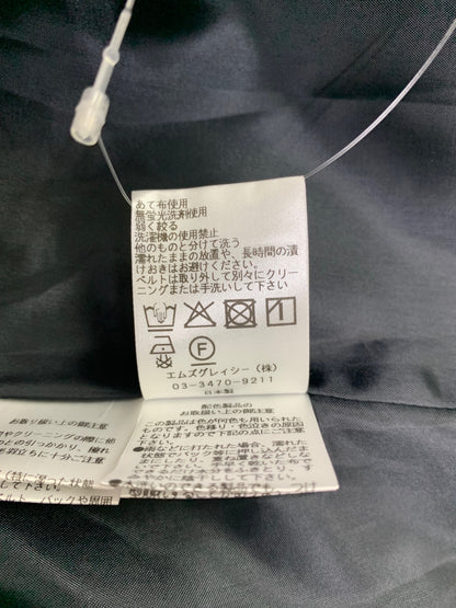 エムズグレイシー 511325 ワンピース 40 ホワイト サマードレス チェック柄 タックフレア ITZYOR2XO4MG
