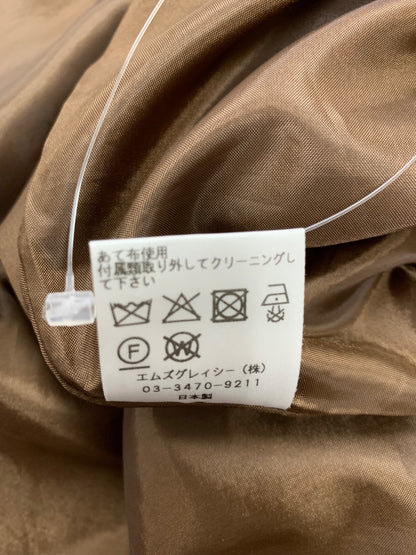 エムズグレイシー 511506 ワンピース 36 ブラウン フレア ITSCS8D13M36