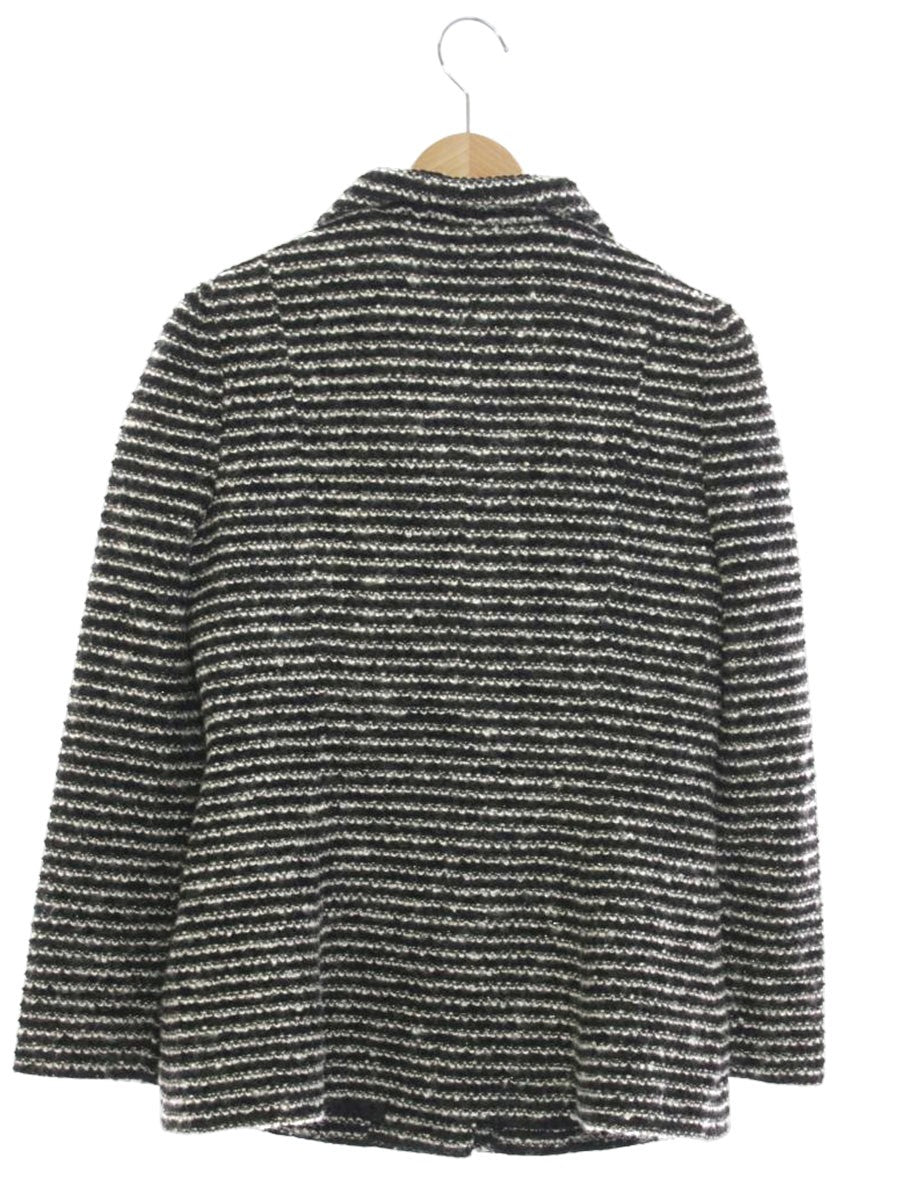 エムズグレイシー 424702 アウター 40 ブラック ラメ ニット リボン ウール ITMC5NYJA15X