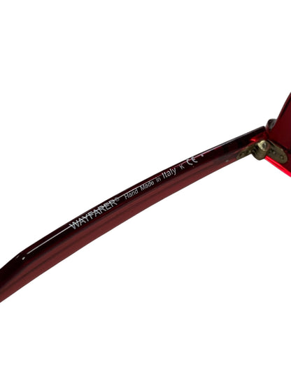 レイバン WAYFARER RB2140F サングラス レッド セルフレーム フルリム ウエリントン ITGR6I28VVSR