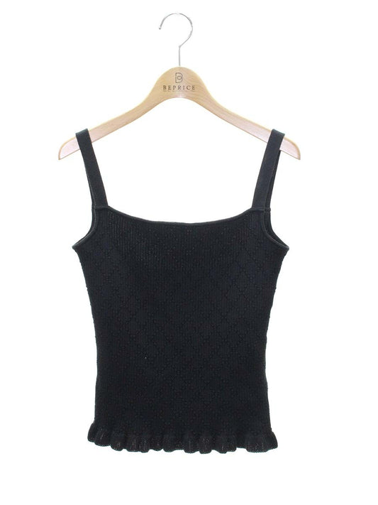 アディアム 44376 トップス S ブラック ニット IT098R4TQT12