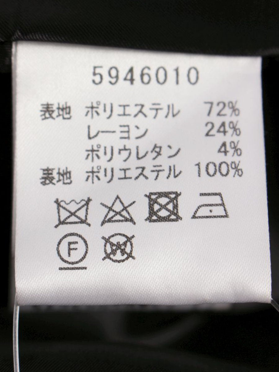 ルネ basic 5946010 ワンピース 36 ブラック ストレッチ素材 インパーテッド IT6QR475YUHT