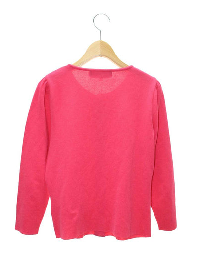 エムズグレイシー パールボタン付きカーディガン 418318 カーディガン 38 ピンク IT2NZY2J8CYQ