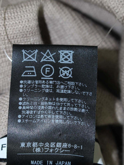 フォクシーニューヨーク collection 37454 ワイドパンツ 40 ベージュ ウール ITRM5CUW8GDY 【SALE】
