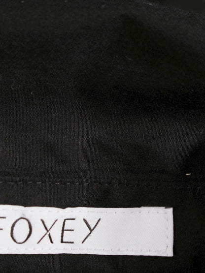 フォクシーブティック Jasmine 40985 ブラウス 38 ブラック ジャスミン ロゴ ITX6K9KF9AX2