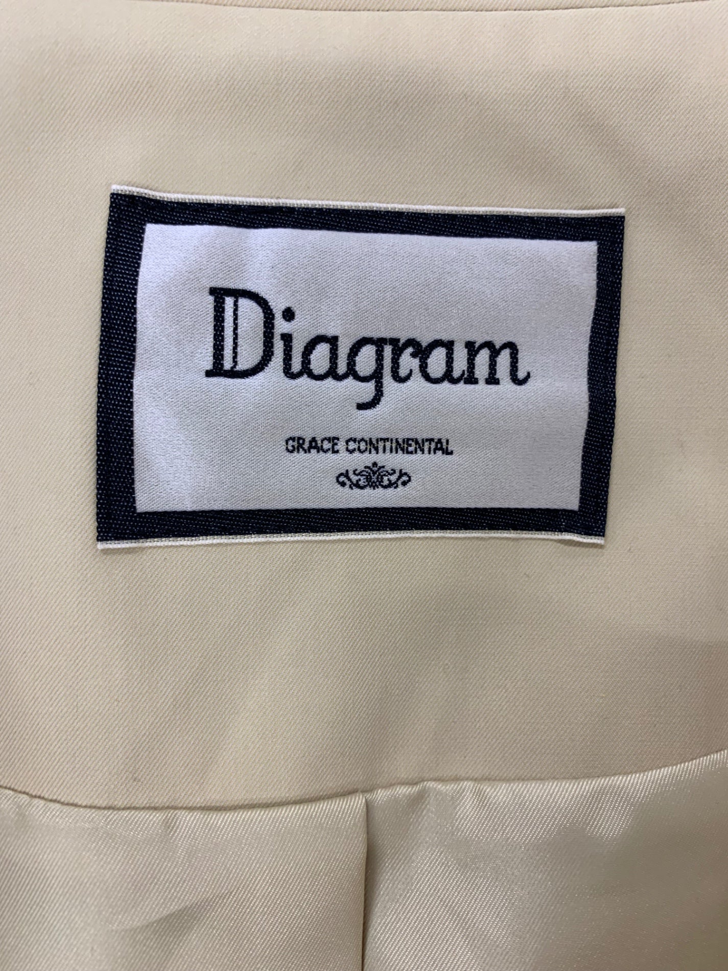 ダイアグラム ドルマントレンチコート 38162228 34 イエロー | 中古