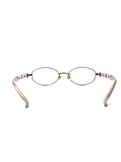 ラインアートシャルマン XL-1048-RO メガネ レッド チタンフレーム フルリム オーバル IT5B3QI7QZES