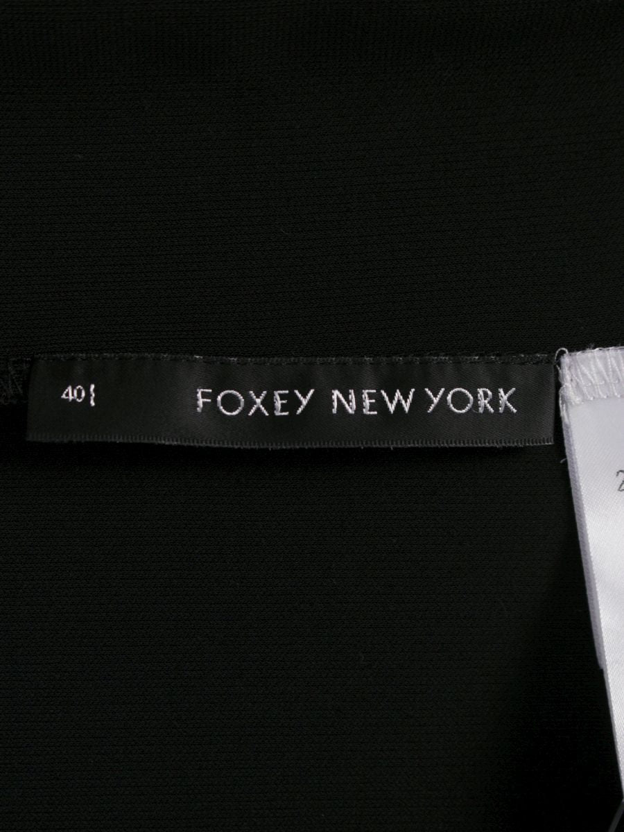 フォクシーニューヨーク 27127 カットソー 40 ブラック IT2WMEMDATBE