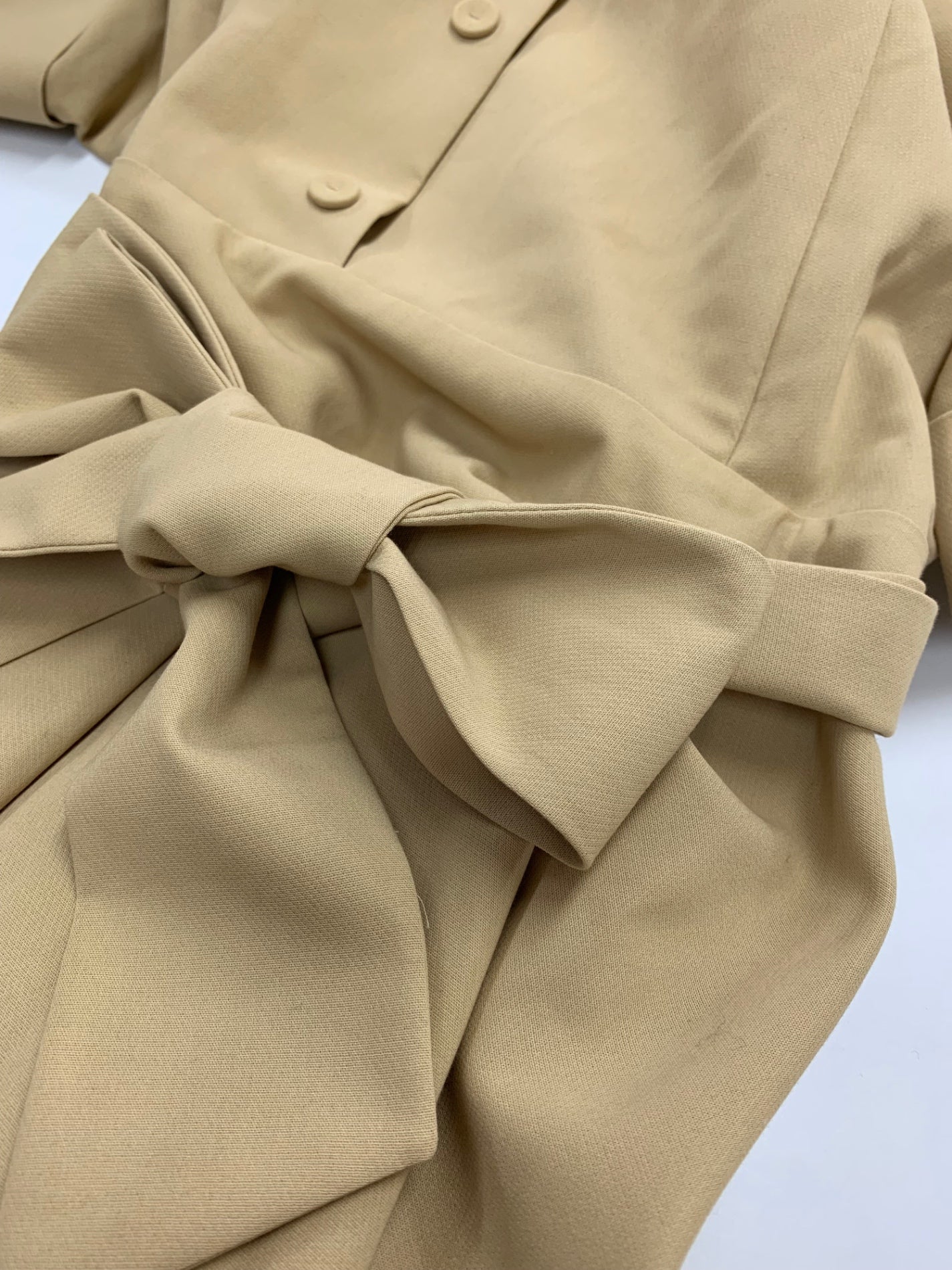 アマカ 【WEB・一部店舗限定】【ATELIER COLLECTION】コットンダブルクロスワンピース V5J74-412-40 40 ベージュ 2024AUTUMN ITGV4RR2O60W
