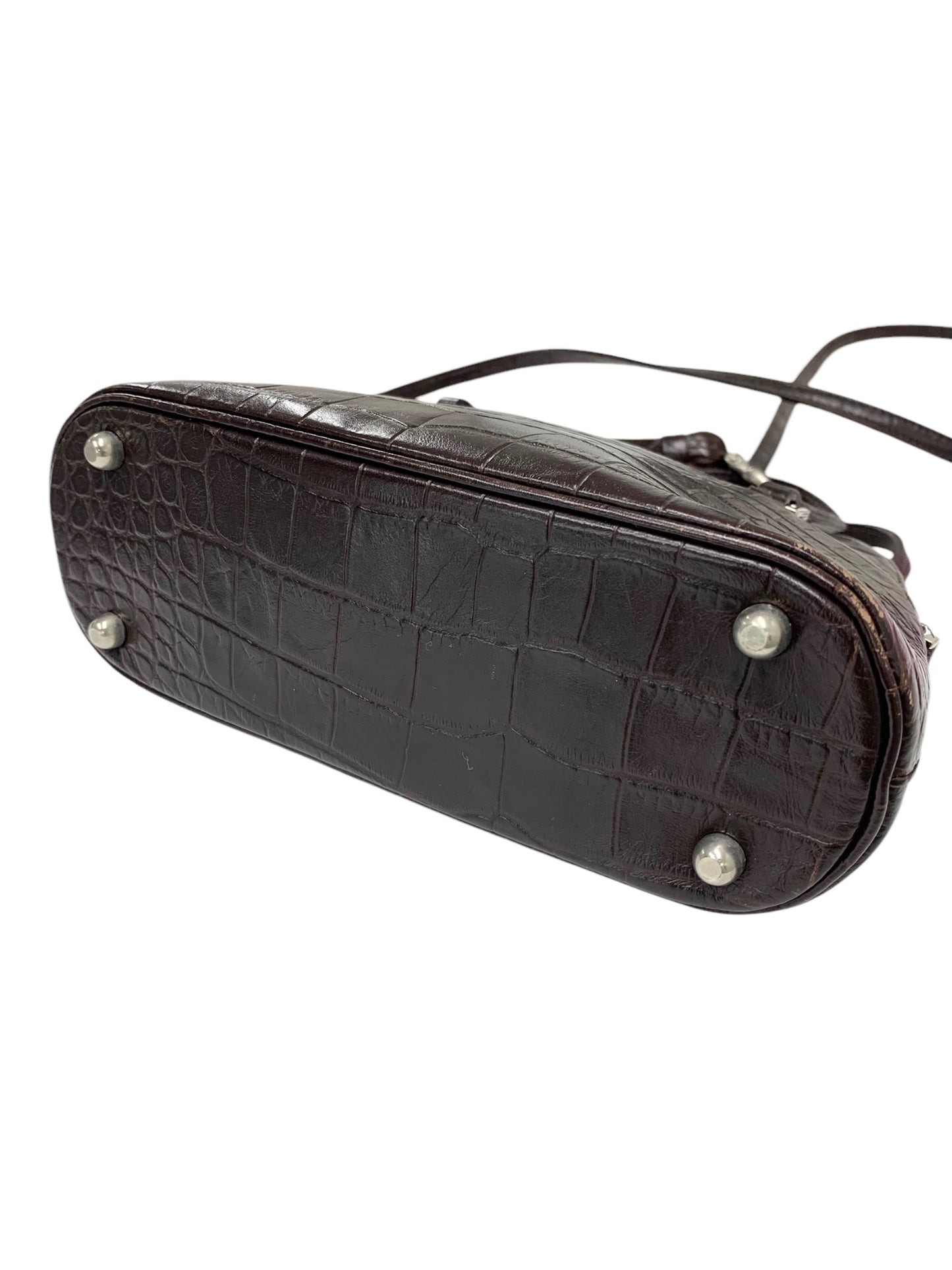 フォクシーブティック マカロンバッグ ショルダーバッグ ブラウン タッセル付き ITA4LRUTOB8S