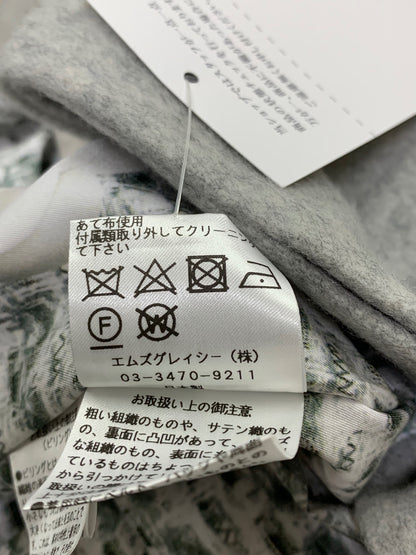 エムズグレイシー 729527 コート 38 グレー カメリア リボン ウール IT20WHJFAABO