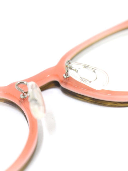 アンティミテ INE-2013 メガネ オリーブピンク（ブラウン/ピンク） INTIMITE BY EYEVAN アイヴァン セルフレーム フルリム ラウンド ITCE4EC8WFVG