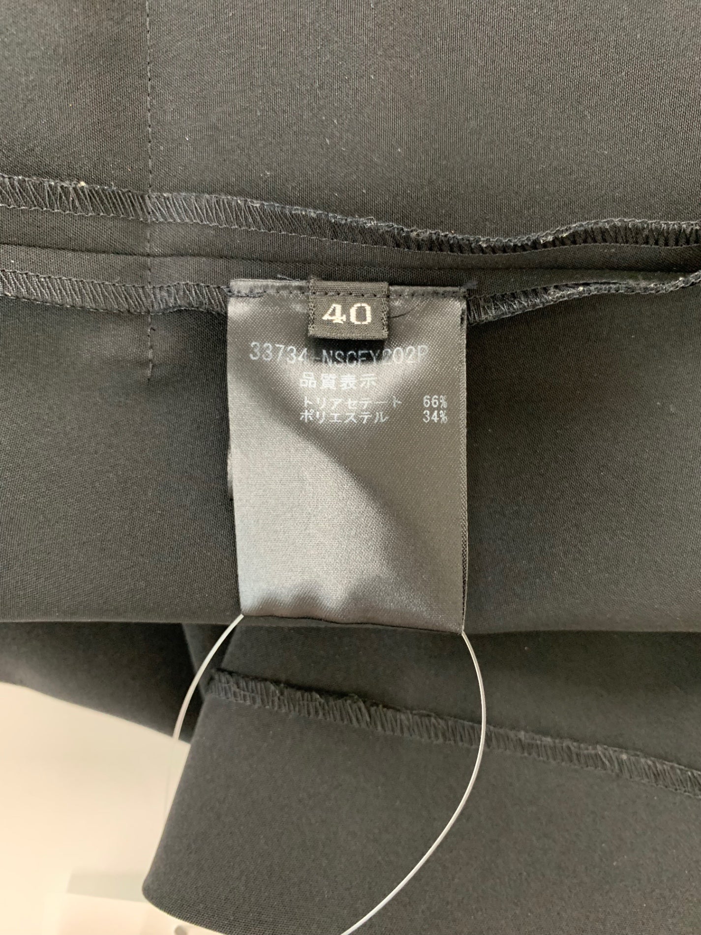 フォクシーニューヨーク コート マットストレッチグログラン 33734 40 ブラック IT9NTVO5W538