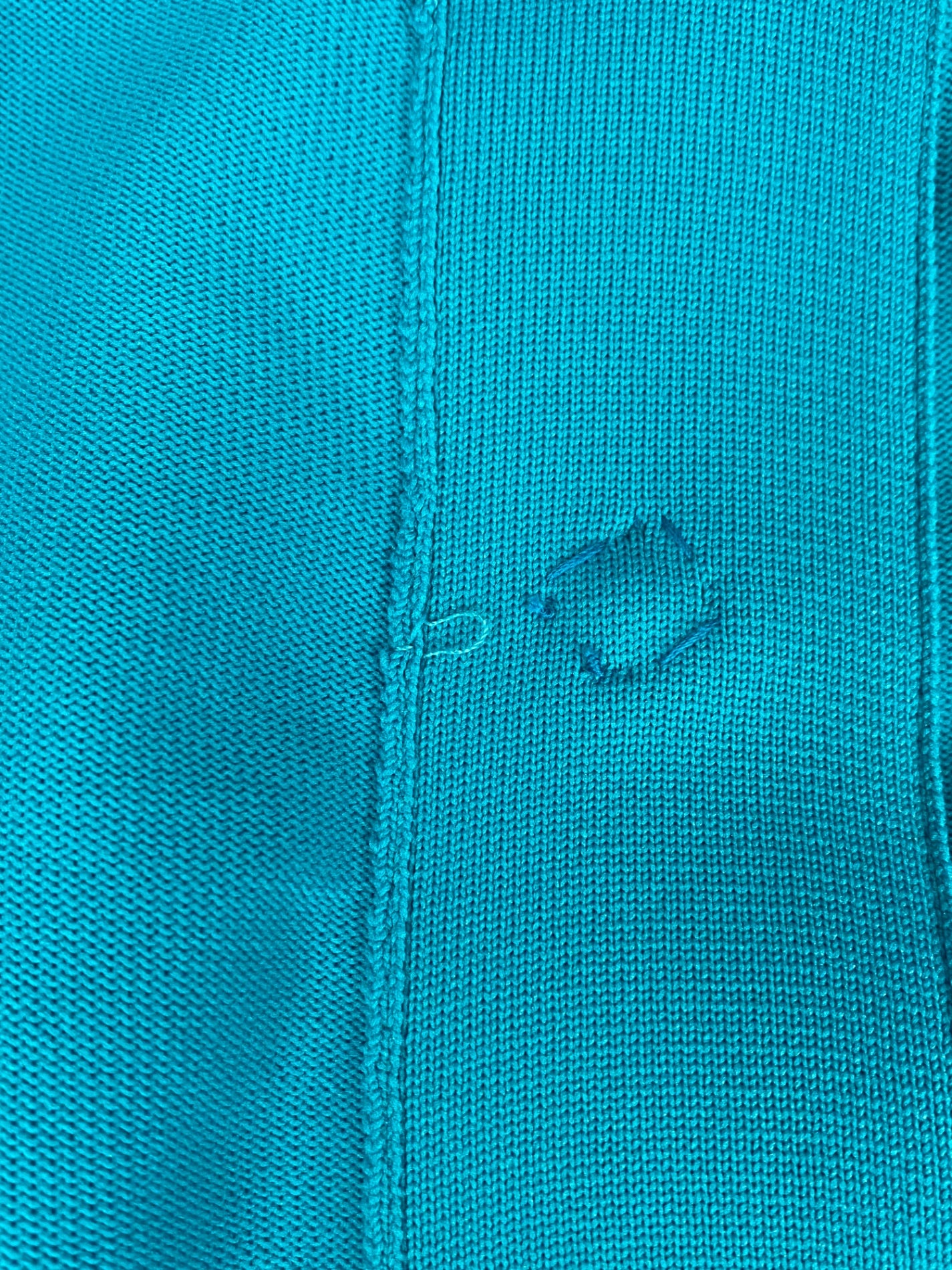 エムズグレイシー Turquoise Blue Cardigan 018110 カーディガン 40 グリーン パールボタン ITRU4NC81O2G