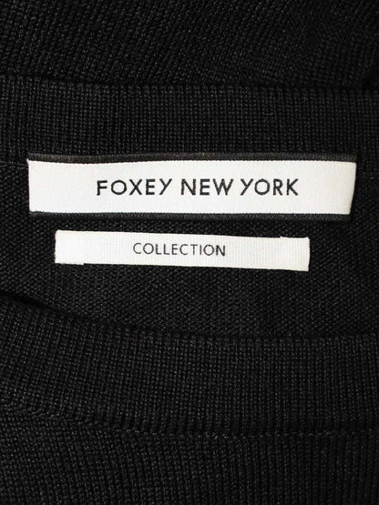フォクシーニューヨーク collection Knit Top 40015 ニット セーター 38 ブラック シルク 絹 IT7GWA03V73C