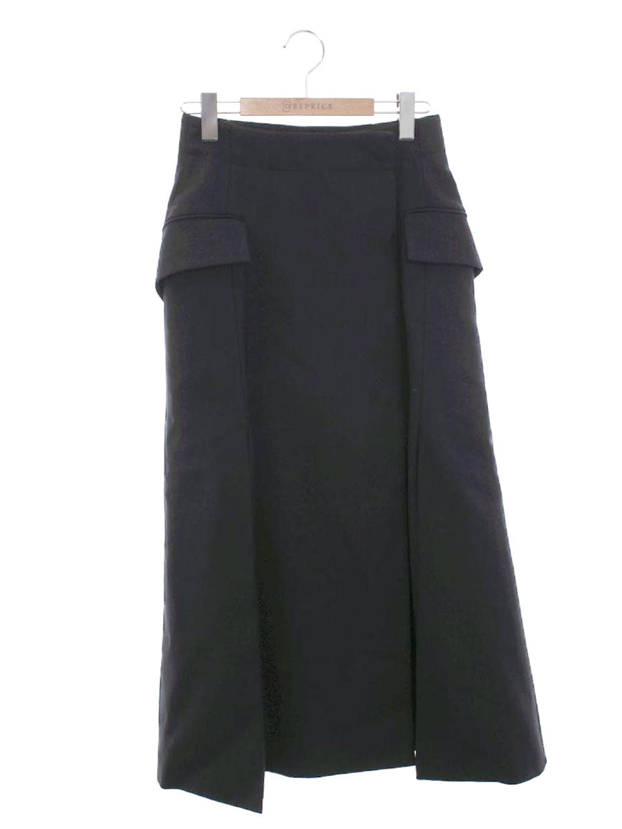 エブール フォルテツイル フラップ ポケットスカート 3410500102 36 ネイビー 21AW ITT6QL3AAWXG