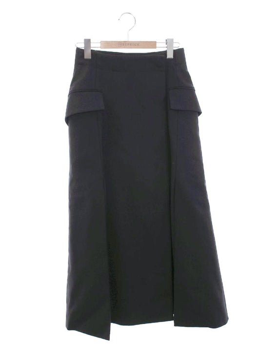 エブール フォルテツイル フラップ ポケットスカート 3410500102 36 ネイビー 21AW ITT6QL3AAWXG