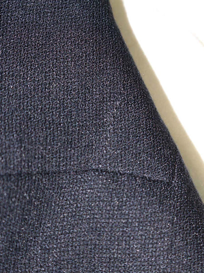 エムズグレイシー 814325 ジャケット 38 ネイビー 薄手 カメリアボタン IT35PU23MBLU