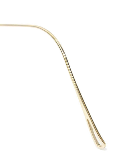 ayame（アヤメ） MANRAY メガネ ゴールド チタンフレーム フルリム ボストンシェイプ ITJX7R0ER85Y