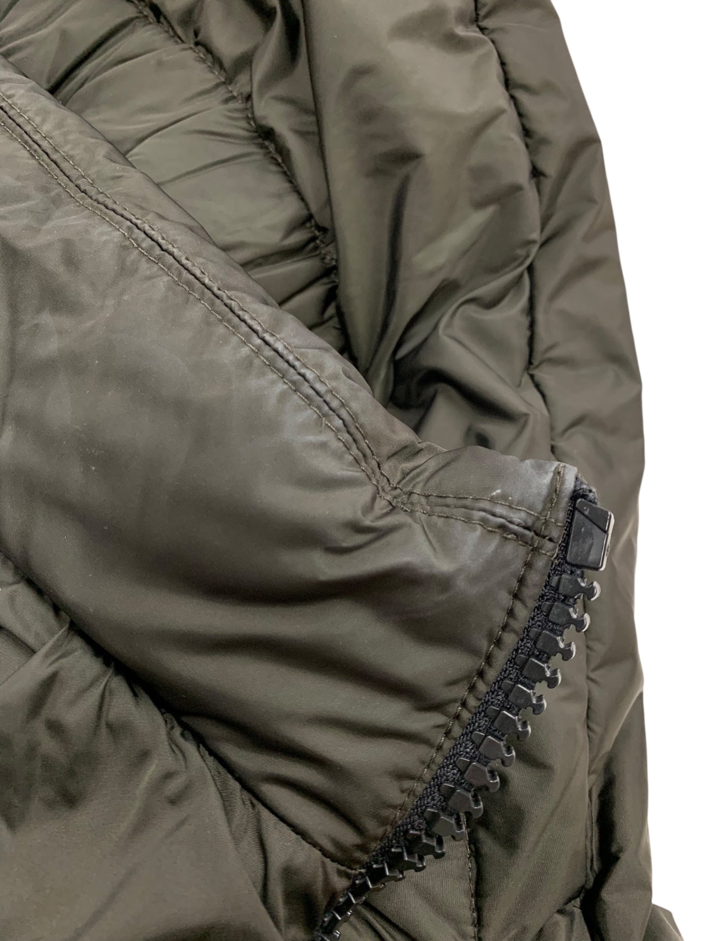 モンクレール CYROSELLE 120934993305 ダウンコート 1 カーキグリーン ダブルジップ ITKWXBY68T48 【SALE】