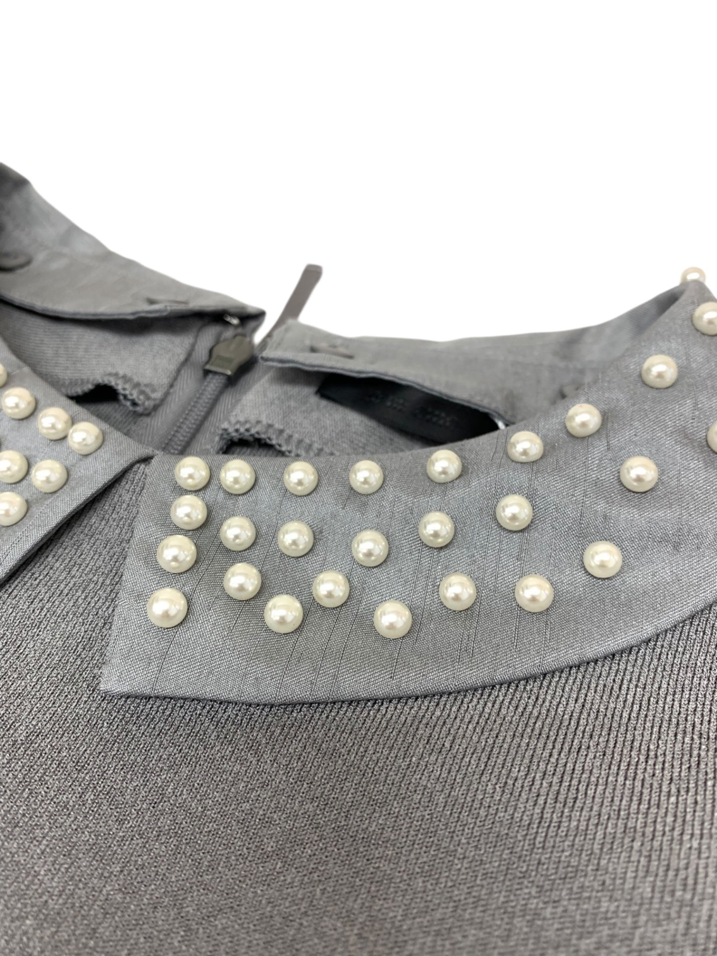 トゥービーシック W5N28-898-06 カットソー 42 グレー パール襟 ストレッチ ITGA4VT8GT94